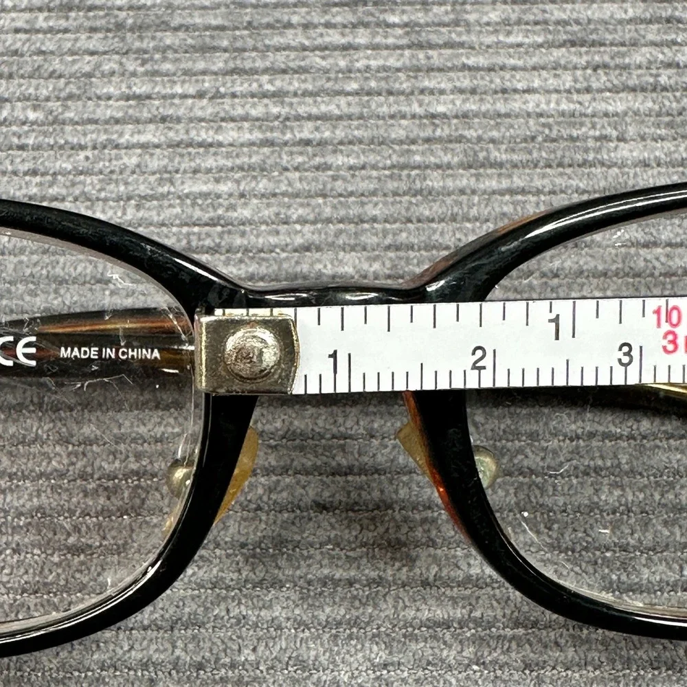 Chaps 3017 618 Black Tortoise Oval Y2KEyeglass‎ Frames 51-18-145 Vintage